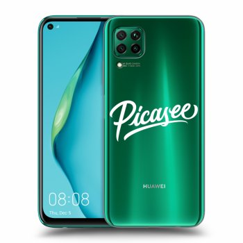 Picasee Huawei P40 Lite Hülle - Transparentes Silikon - Picasee - White