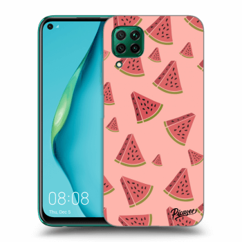 Picasee Huawei P40 Lite Hülle - Transparentes Silikon - Watermelon