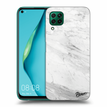 Hülle für Huawei P40 Lite - White marble