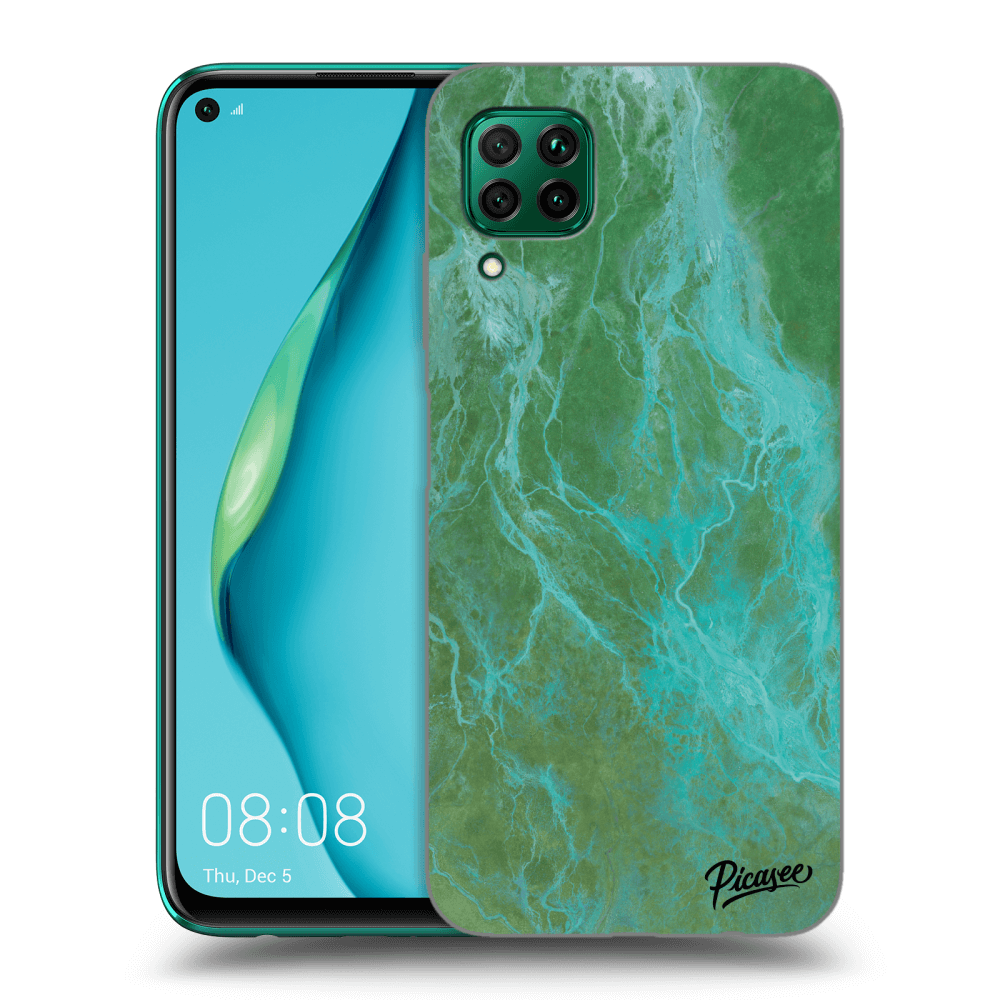 Picasee ULTIMATE CASE für Huawei P40 Lite - Green marble