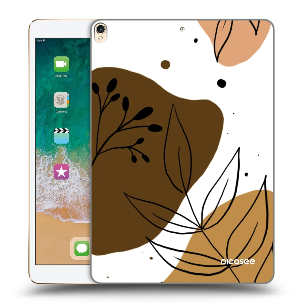 Picasee transparente Silikonhülle für Apple iPad Pro 10.5" 2017 (2. gen) - Boho style