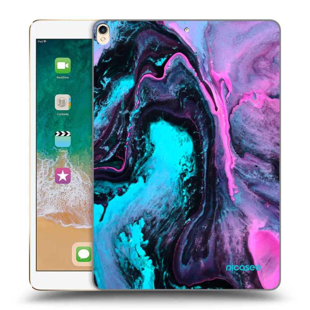 Picasee transparente Silikonhülle für Apple iPad Pro 10.5" 2017 (2. gen) - Lean 2