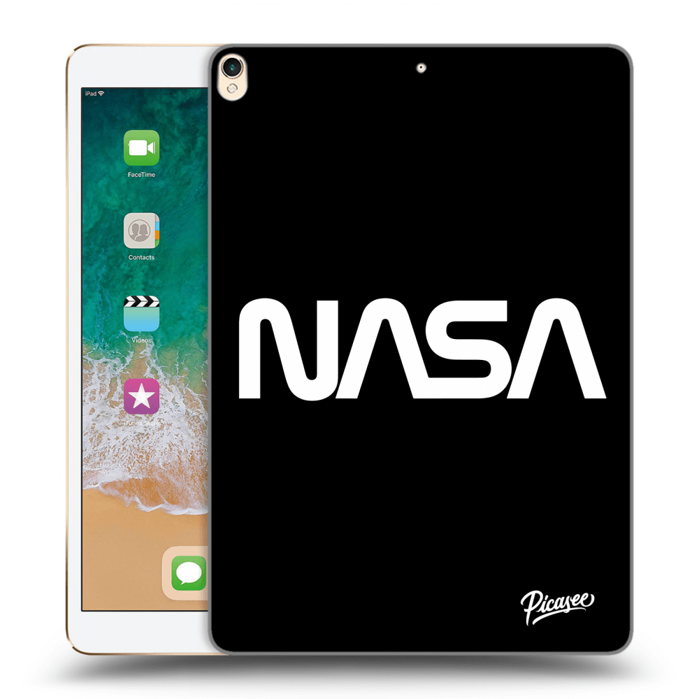 Picasee Schwarze Silikonhülle für Apple iPad Pro 10.5" 2017 (2. gen) - NASA Basic