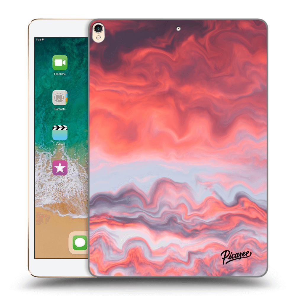 Picasee transparente Silikonhülle für Apple iPad Pro 10.5" 2017 (2. gen) - Sunset