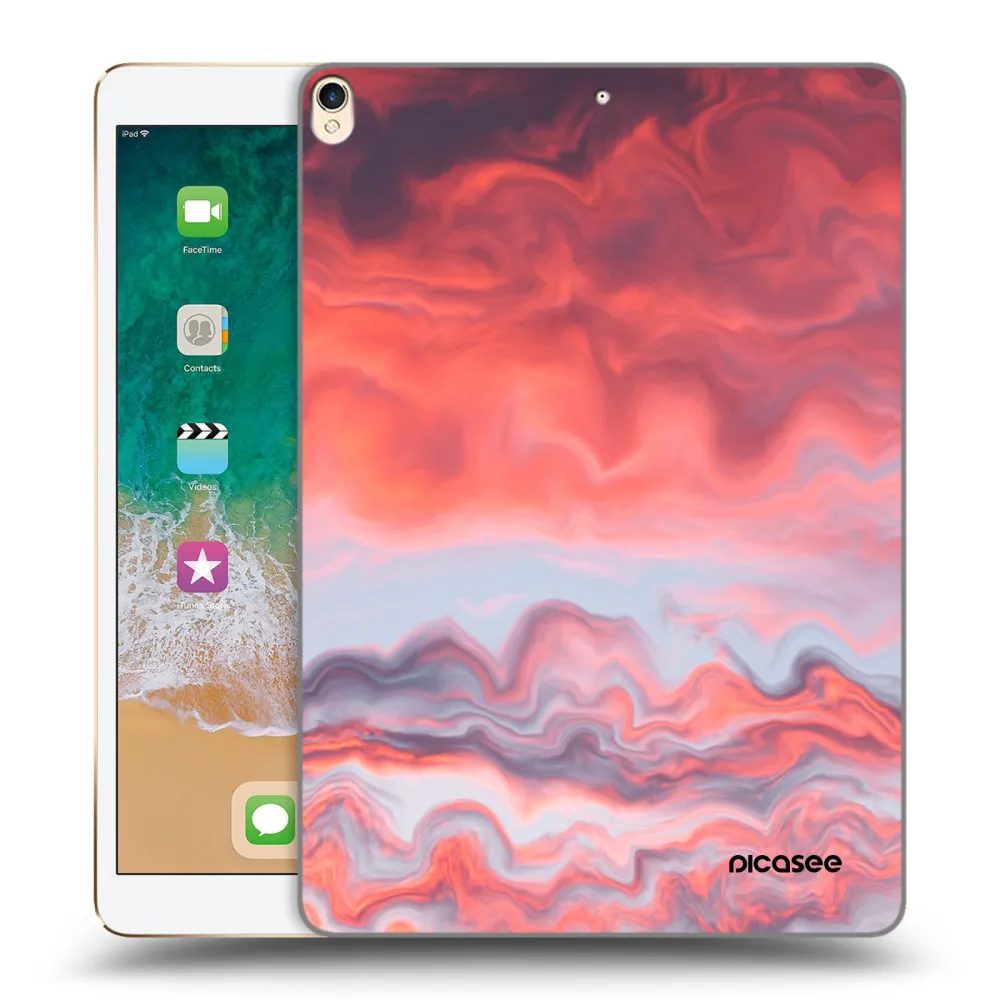Picasee transparente Silikonhülle für Apple iPad Pro 10.5" 2017 (2. gen) - Sunset