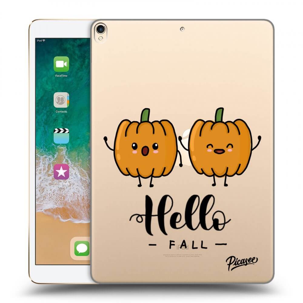 Picasee transparente Silikonhülle für Apple iPad Pro 10.5" 2017 (2. gen) - Hallo Fall