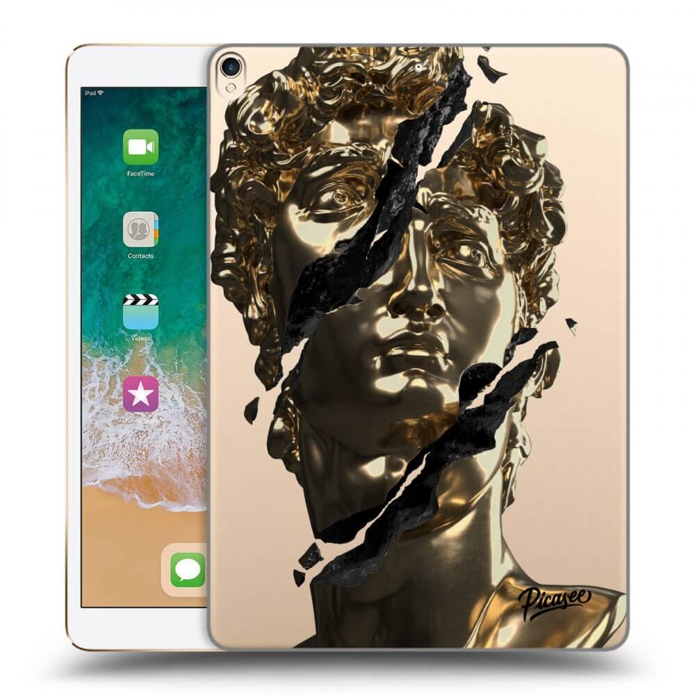 Picasee transparente Silikonhülle für Apple iPad Pro 10.5" 2017 (2. gen) - Golder