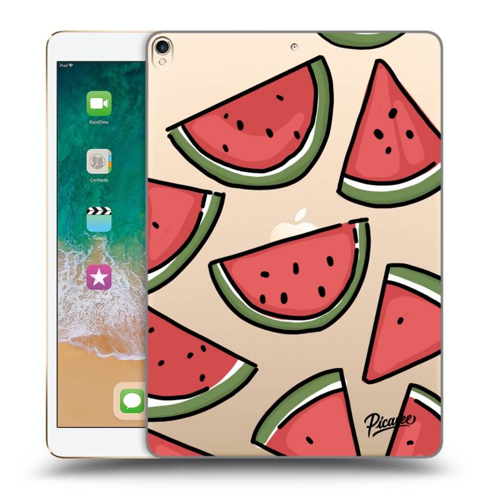Picasee transparente Silikonhülle für Apple iPad Pro 10.5" 2017 (2. gen) - Melone