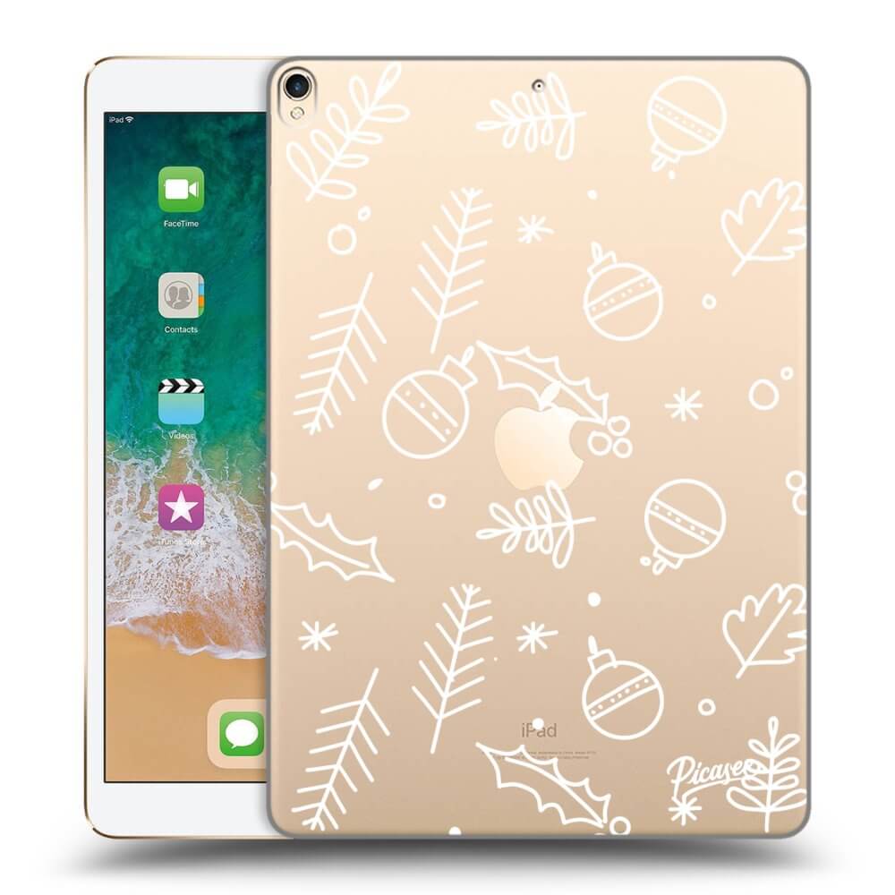 Picasee transparente Silikonhülle für Apple iPad Pro 10.5" 2017 (2. gen) - Mistletoe