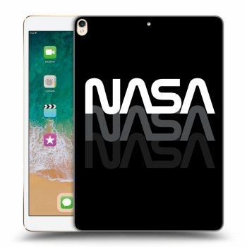 Picasee transparente Silikonhülle für Apple iPad Pro 10.5" 2017 (2. gen) - NASA Triple