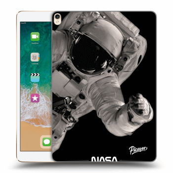 Picasee transparente Silikonhülle für Apple iPad Pro 10.5" 2017 (2. gen) - Astronaut Big