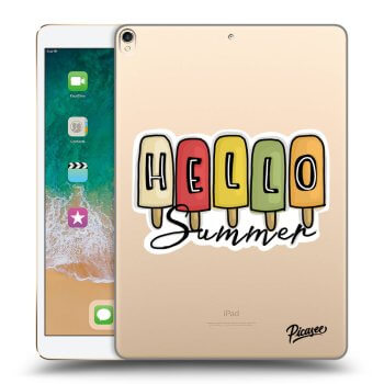 Picasee transparente Silikonhülle für Apple iPad Pro 10.5" 2017 (2. gen) - Ice Cream