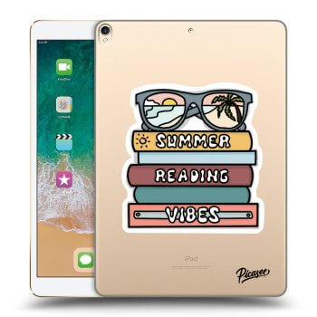 Picasee Schwarze Silikonhülle für Apple iPad Pro 10.5" 2017 (2. gen) - Summer reading vibes