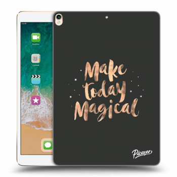 Picasee transparente Silikonhülle für Apple iPad Pro 10.5" 2017 (2. gen) - Make today Magical