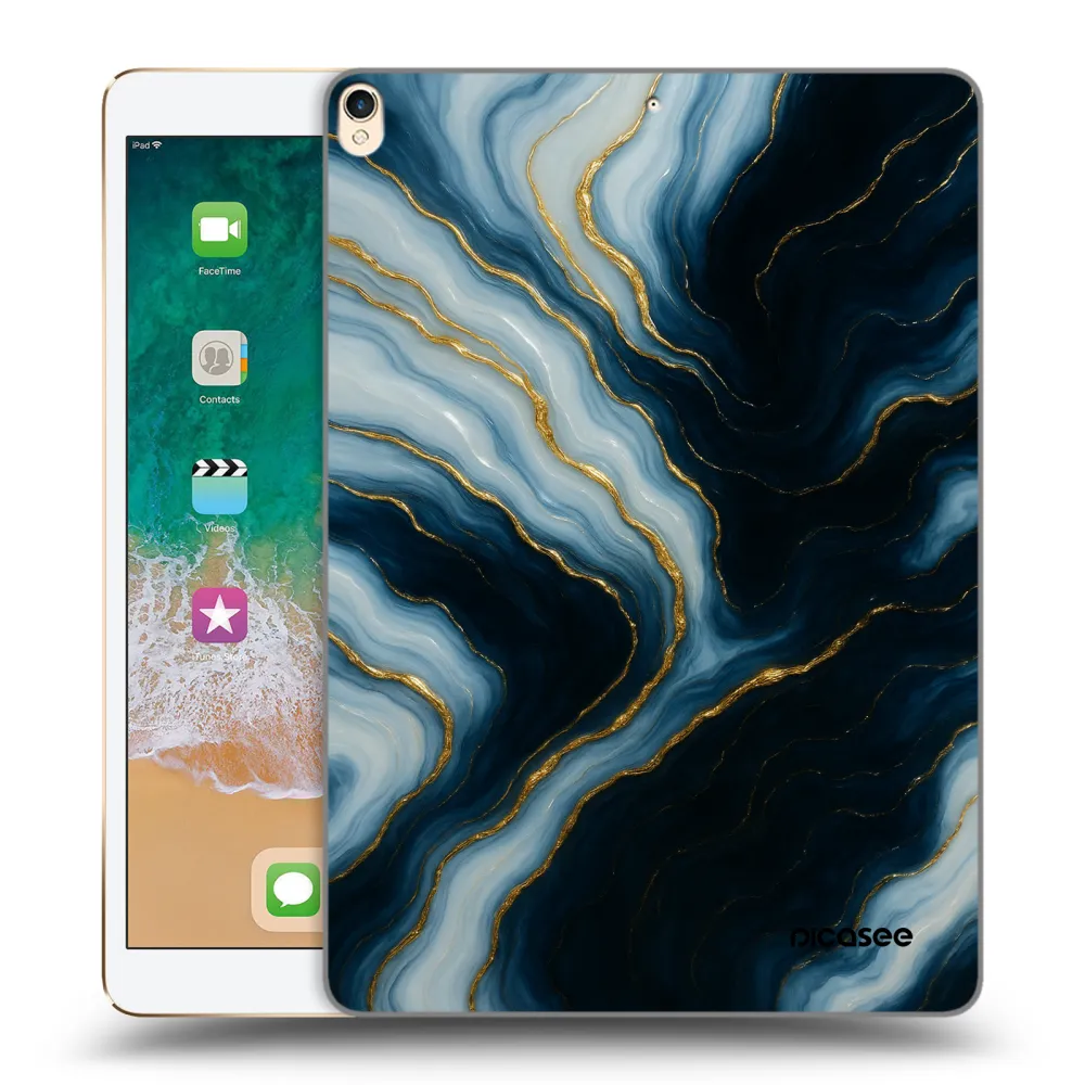 Picasee transparente Silikonhülle für Apple iPad Pro 10.5" 2017 (2. gen) - Luna