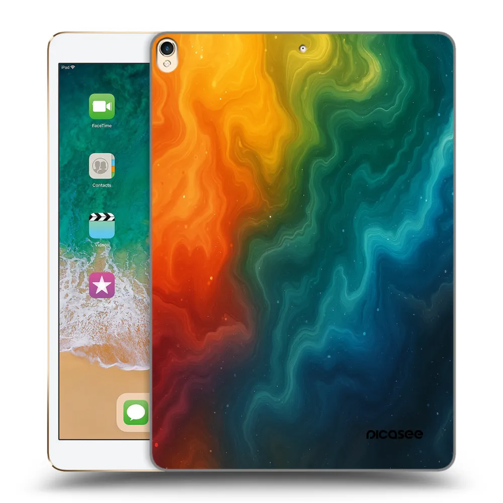 Picasee transparente Silikonhülle für Apple iPad Pro 10.5" 2017 (2. gen) - Solar