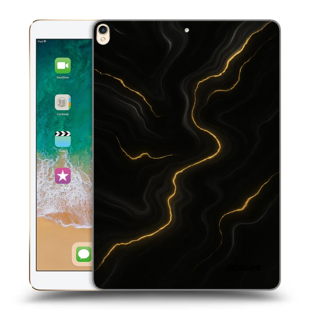 Picasee transparente Silikonhülle für Apple iPad Pro 10.5" 2017 (2. gen) - Thunder