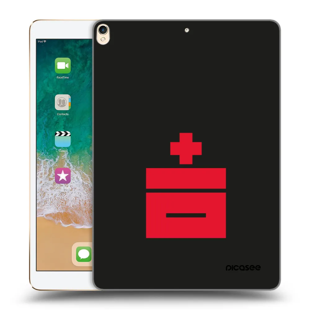 Picasee transparente Silikonhülle für Apple iPad Pro 10.5" 2017 (2. gen) - Le Plastenciaga