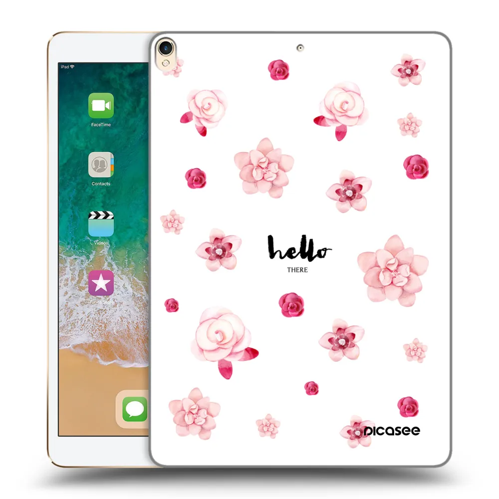 Picasee transparente Silikonhülle für Apple iPad Pro 10.5" 2017 (2. gen) - Hello there