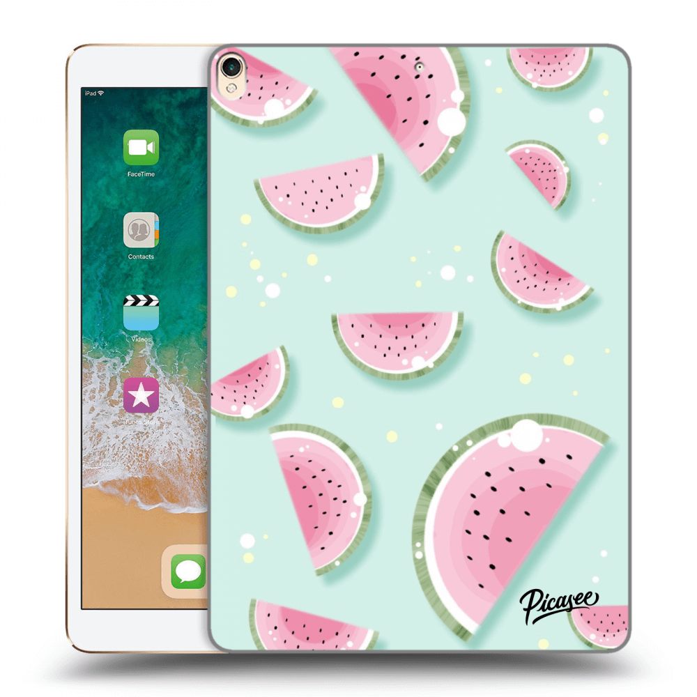 Picasee Schwarze Silikonhülle für Apple iPad Pro 10.5" 2017 (2. gen) - Watermelon 2