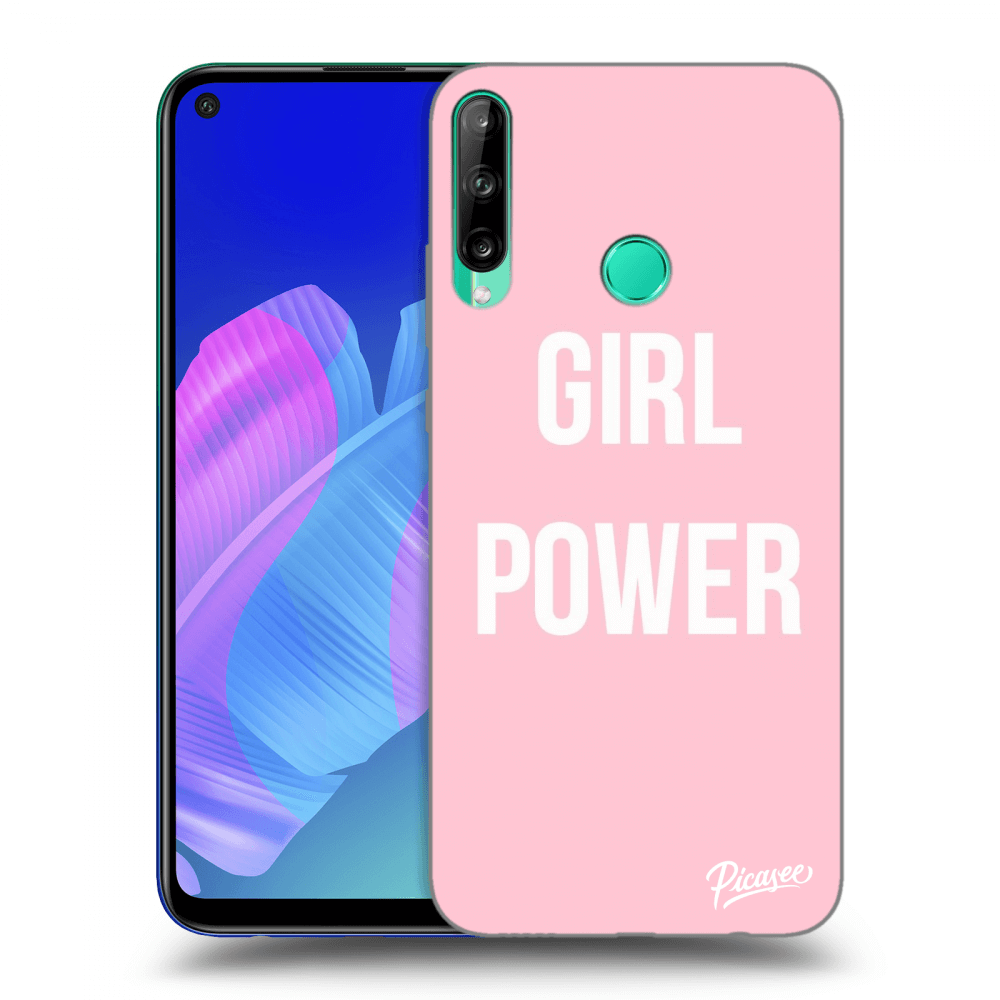 Picasee Huawei P40 Lite E Hülle - Schwarzes Silikon - Girl power
