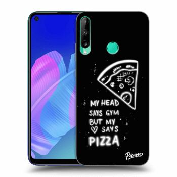 Picasee Huawei P40 Lite E Hülle - Schwarzes Silikon - Pizza