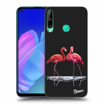 Hülle für Huawei P40 Lite E - Flamingos zu zweit