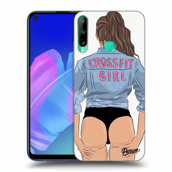 Picasee Huawei P40 Lite E Hülle - Transparentes Silikon - Crossfit girl - nickynellow
