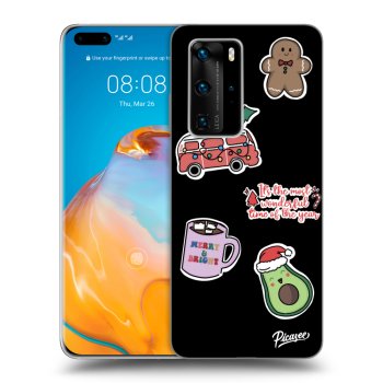Hülle für Huawei P40 Pro - Christmas Stickers