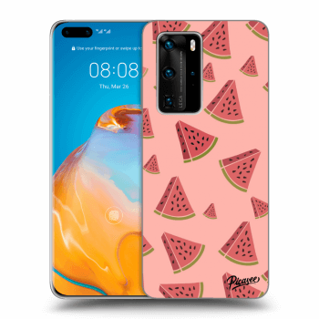 Picasee Huawei P40 Pro Hülle - Transparentes Silikon - Watermelon