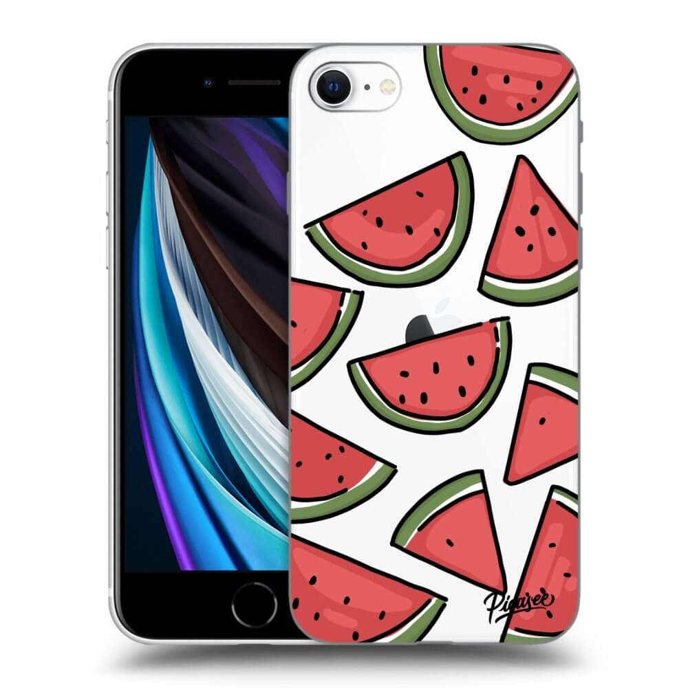 Picasee Apple iPhone SE 2020 Hülle - Transparentes Silikon - Melone
