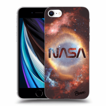 Picasee Apple iPhone SE 2020 Hülle - Schwarzes Silikon - Nebula