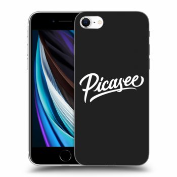 Picasee Apple iPhone SE 2020 Hülle - Schwarzes Silikon - Picasee - White