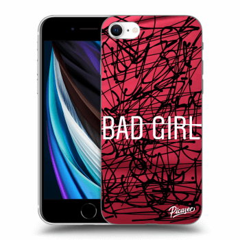Picasee Apple iPhone SE 2020 Hülle - Transparentes Silikon - Bad girl