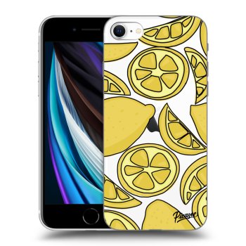Picasee Apple iPhone SE 2020 Hülle - Transparentes Silikon - Lemon
