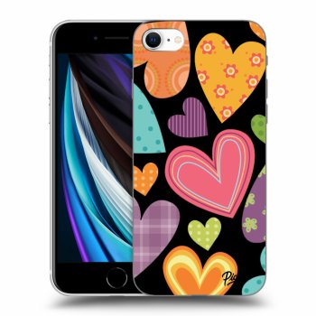 Picasee ULTIMATE CASE für Apple iPhone SE 2020 - Colored heart