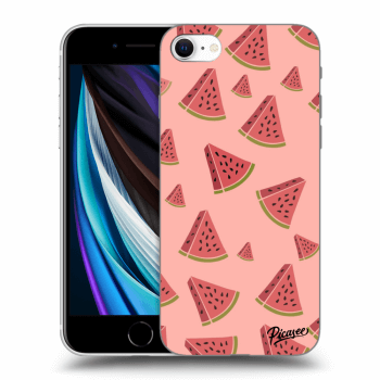 Picasee Apple iPhone SE 2020 Hülle - Transparentes Silikon - Watermelon