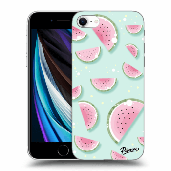 Picasee Apple iPhone SE 2020 Hülle - Schwarzes Silikon - Watermelon 2