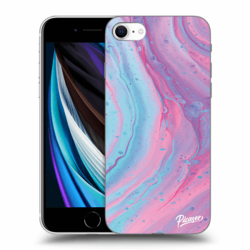 Hülle für Apple iPhone SE 2020 - Pink liquid