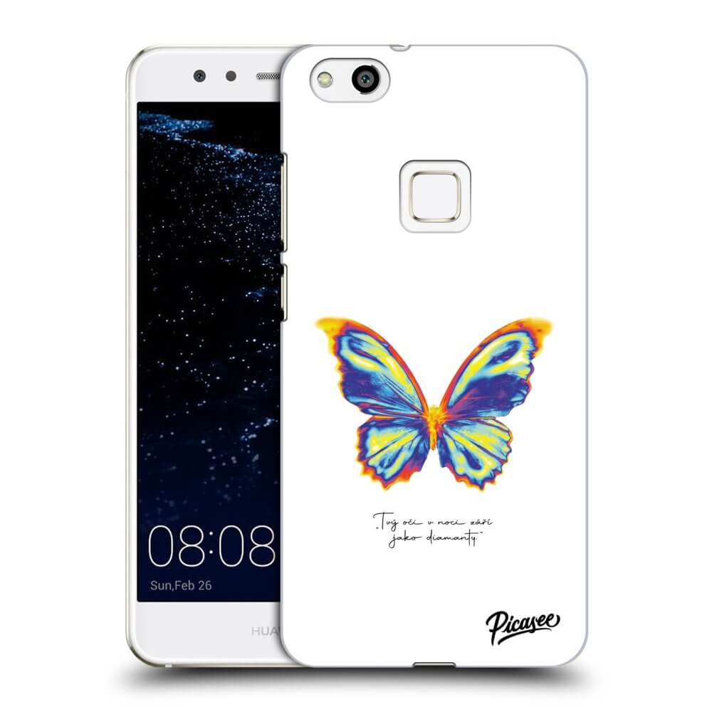 Picasee Huawei P10 Lite Hülle - Transparentes Silikon - Diamanty White