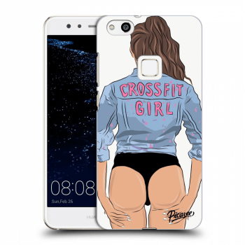 Picasee Huawei P10 Lite Hülle - Transparenter Kunststoff - Crossfit girl - nickynellow