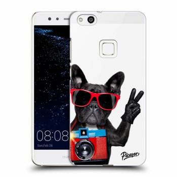 Picasee Huawei P10 Lite Hülle - Transparenter Kunststoff - French Bulldog
