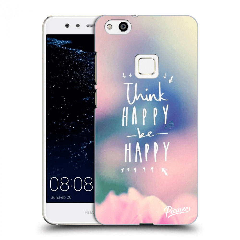 Picasee Huawei P10 Lite Hülle - Transparentes Silikon - Think happy be happy