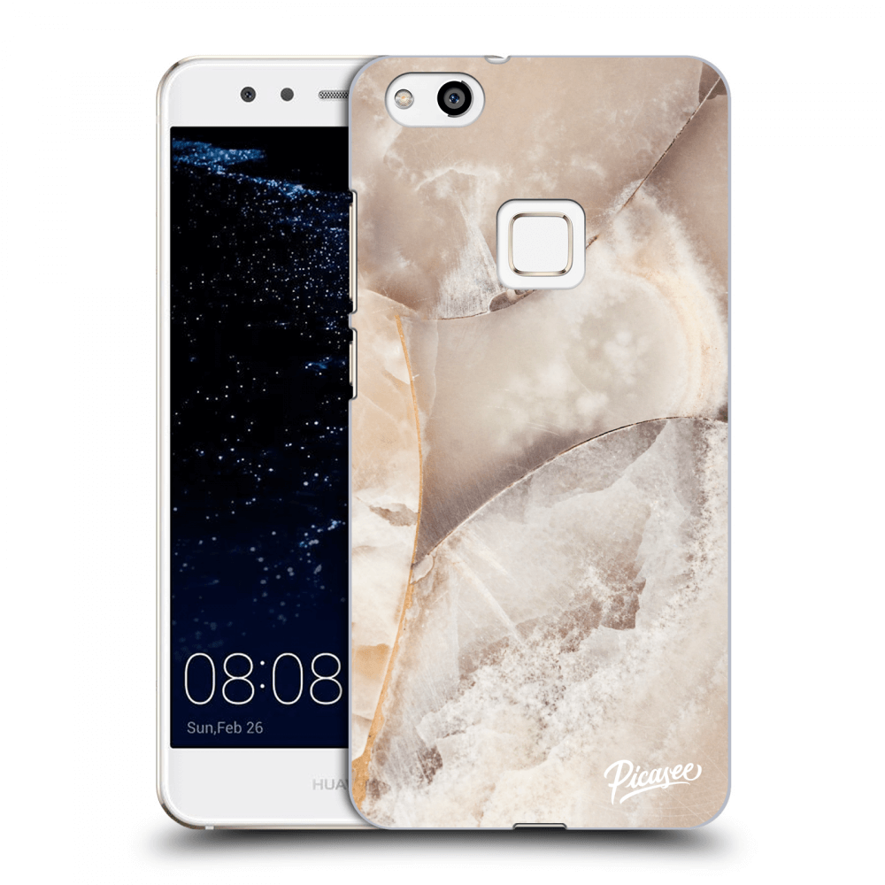 Picasee Huawei P10 Lite Hülle - Transparentes Silikon - Cream marble