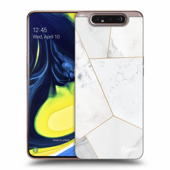 Hülle für Samsung Galaxy A80 A805F - White tile