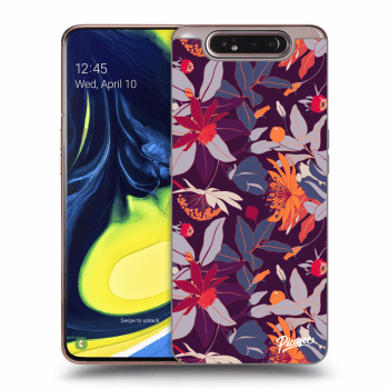 Hülle für Samsung Galaxy A80 A805F - Purple Leaf