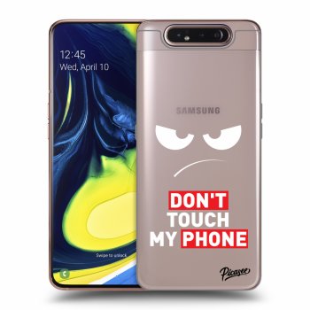 Hülle für Samsung Galaxy A80 A805F - Angry Eyes - Transparent