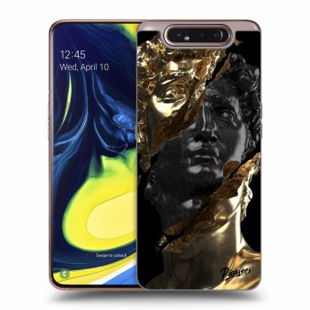 Hülle für Samsung Galaxy A80 A805F - Gold - Black