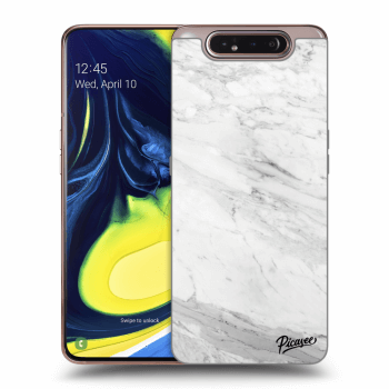 Hülle für Samsung Galaxy A80 A805F - White marble