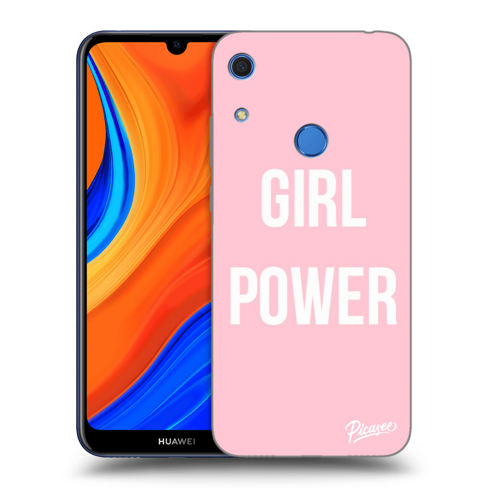 Picasee Huawei Y6S Hülle - Schwarzes Silikon - Girl power